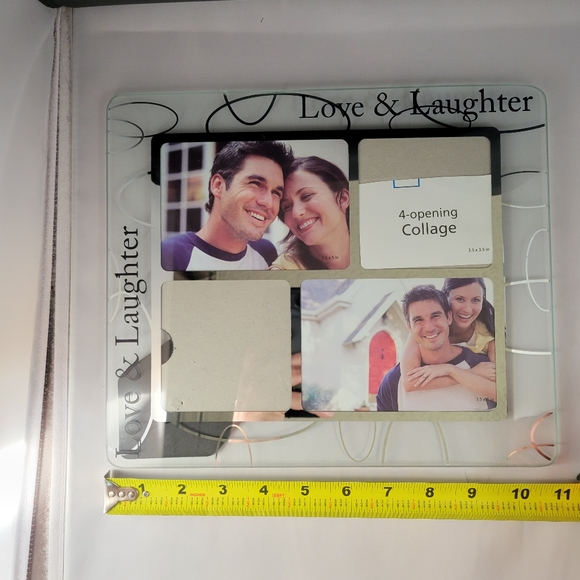 Love & Laughter 4 opening collage picture frame. - Picture 3 of 12